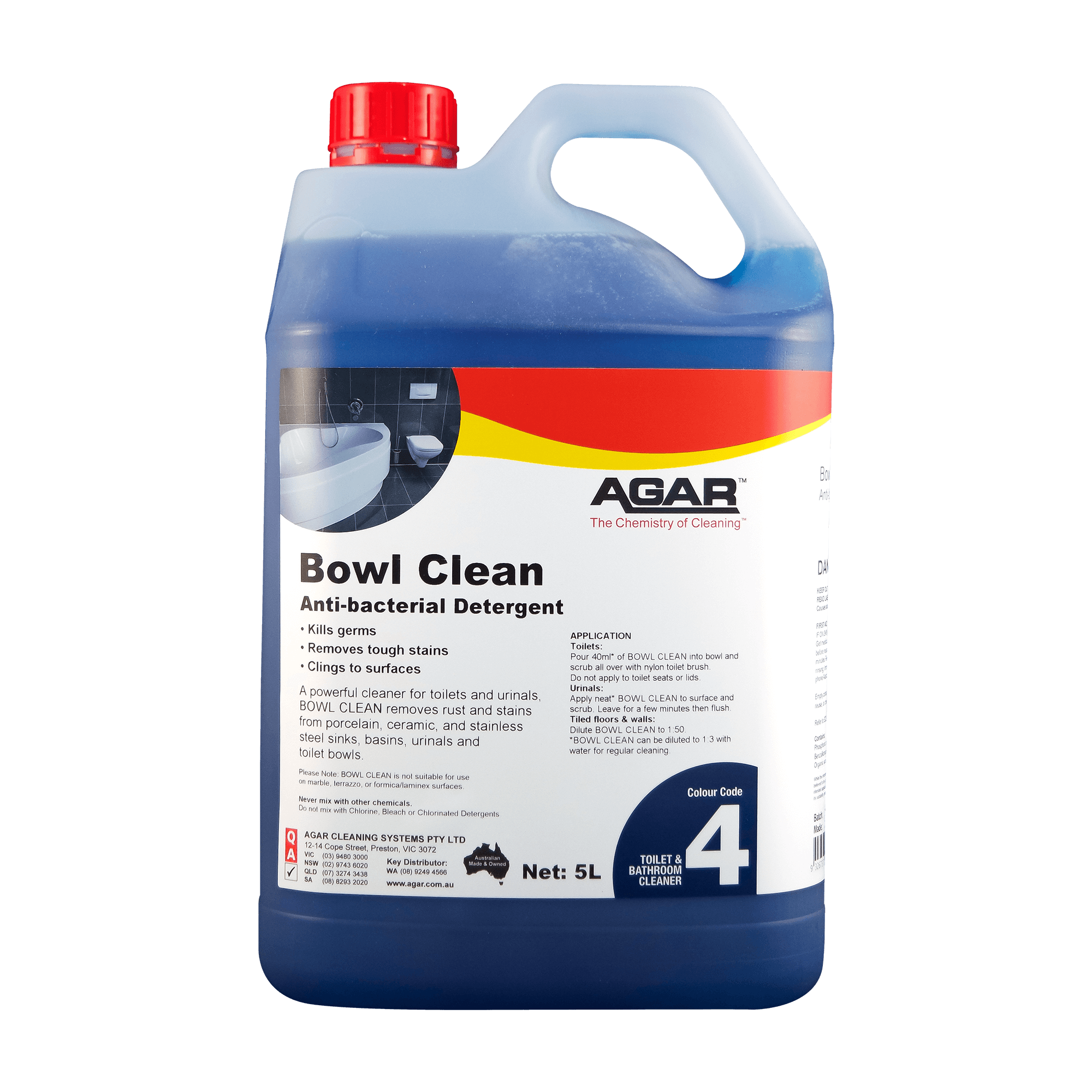 Agar Bowl Clean Antibacterial Cleaner For Toilet